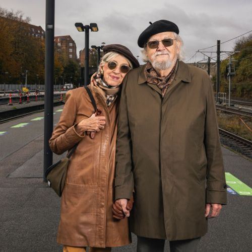 Portræt af Hans og Else