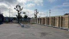 En byggeplads er ved at blive etableret ved Thomas Koppels Gade/Volume Village. Banedanmark har i alt 11 byggepladser tilknyttet projektet, og i efteråret vil seks af dem være i brug.