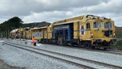 Banearbejde på Lem Station