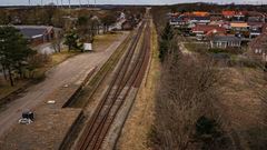 Lem Station fra oven