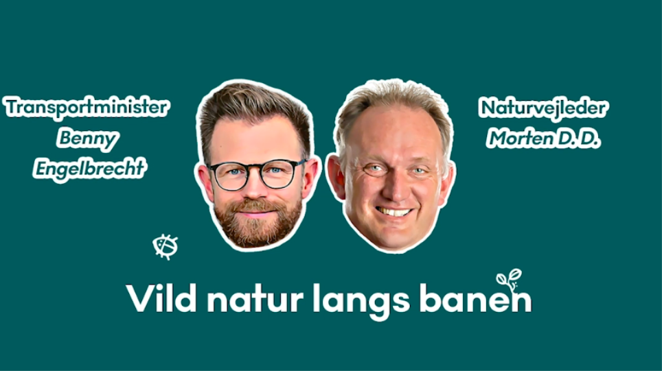 vild natur langs banen med transportministeren og morten dd