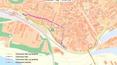 Omkørselsrute Hvidemøllevej fase 1