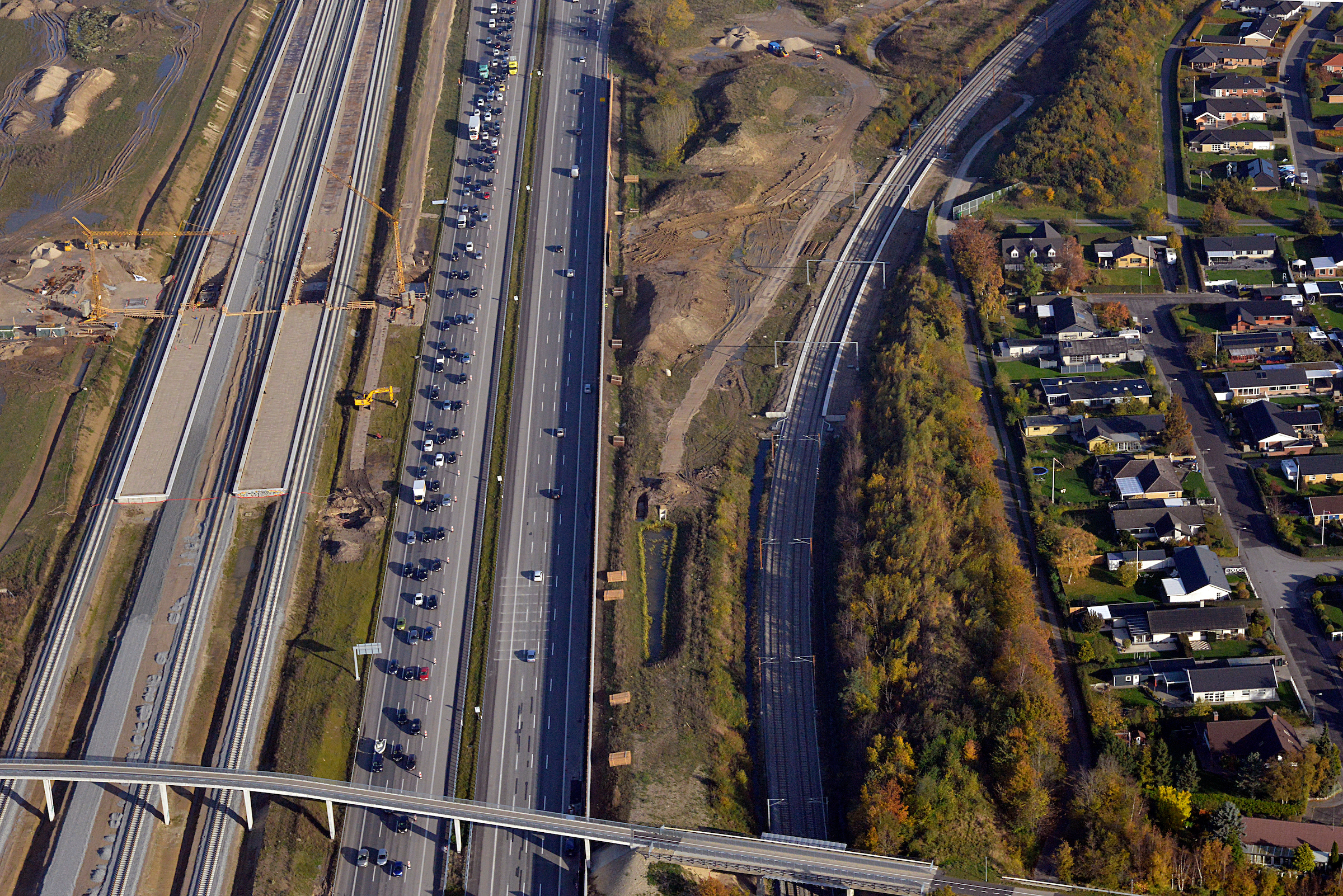 Luftfoto Køge Nord Station november 2016