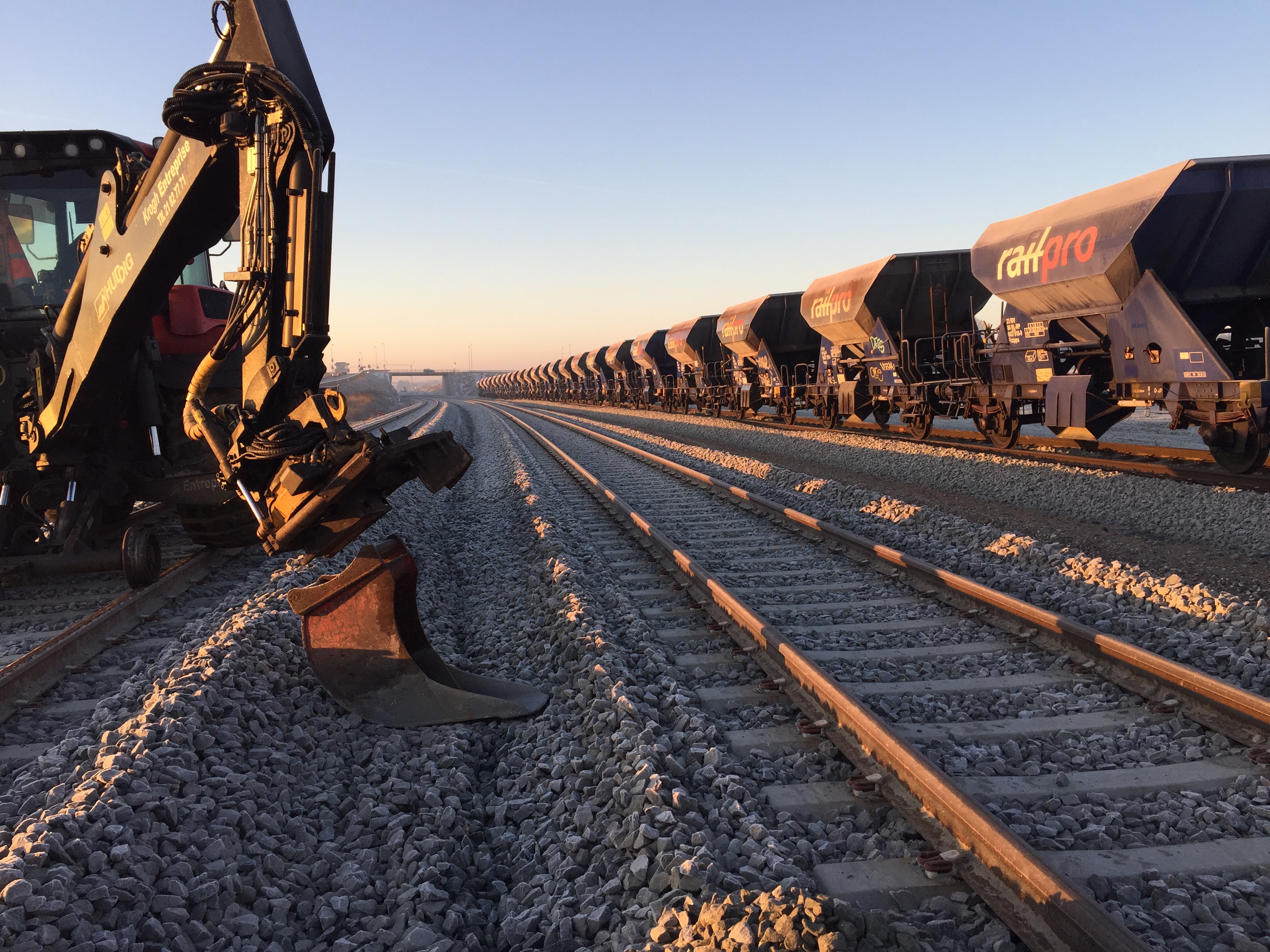 En februarmorgen på Køge Nord Station