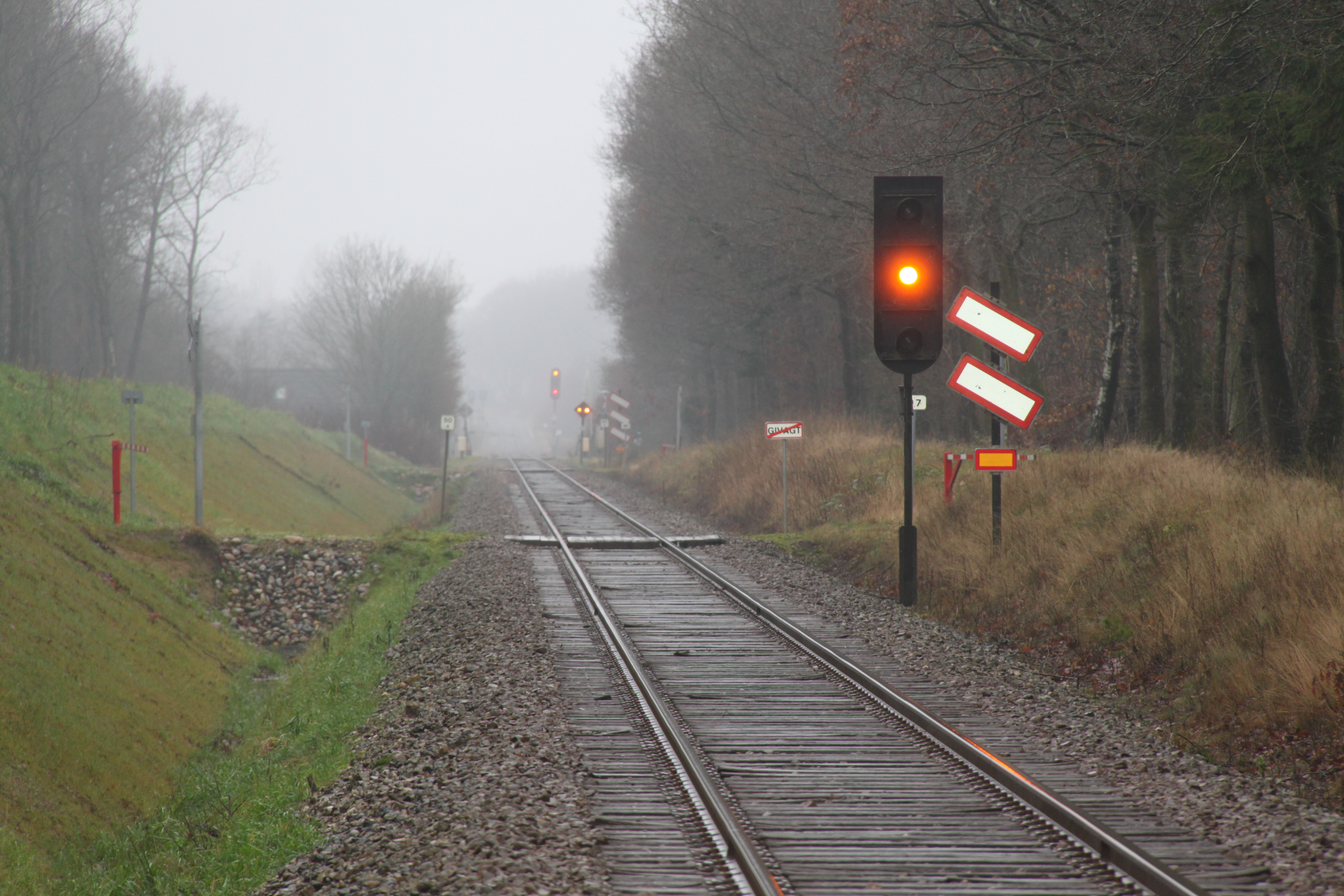 Usikret overkørsel på afstand