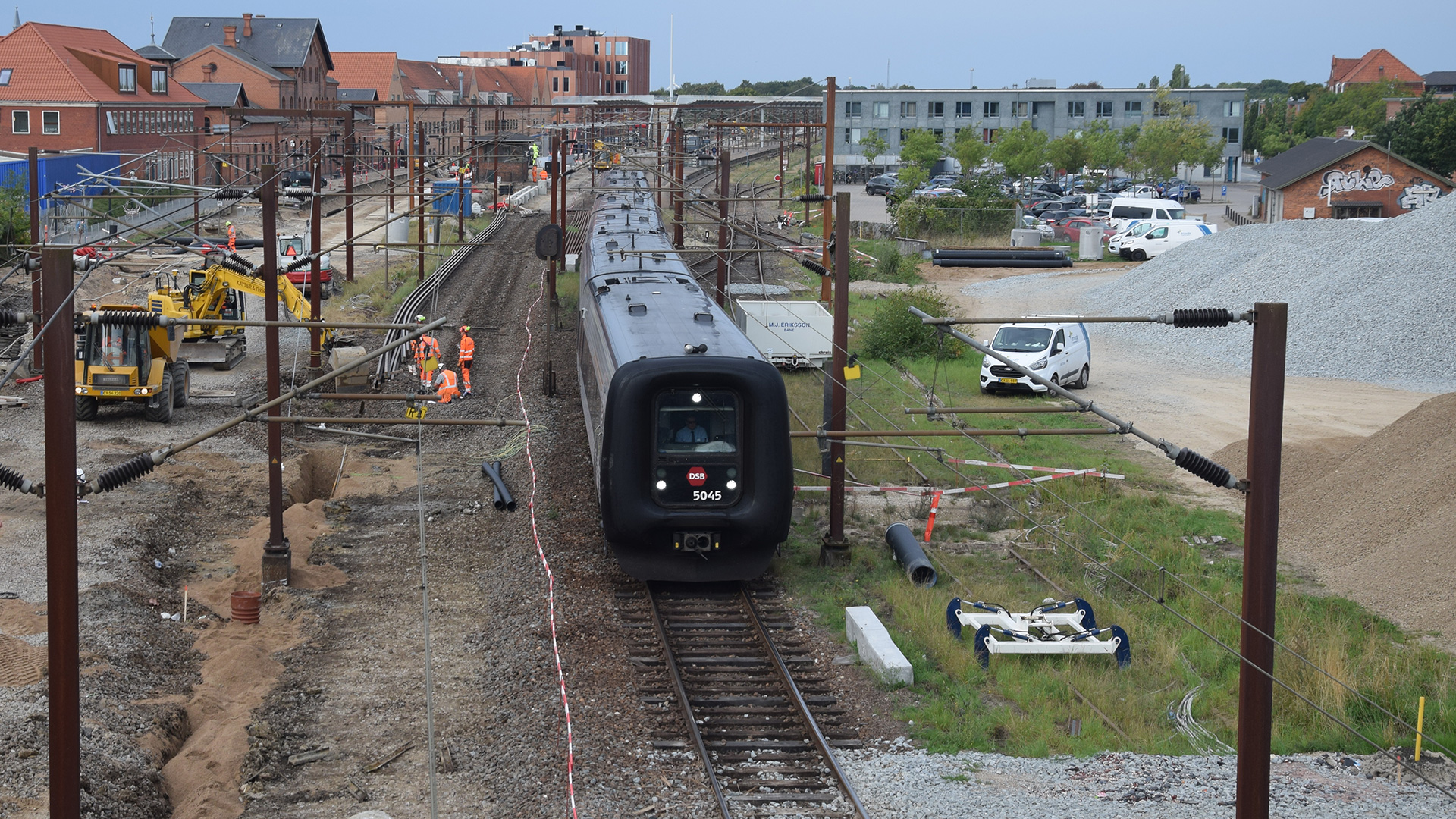 Opgradering af Slagelse Station - september 2021.