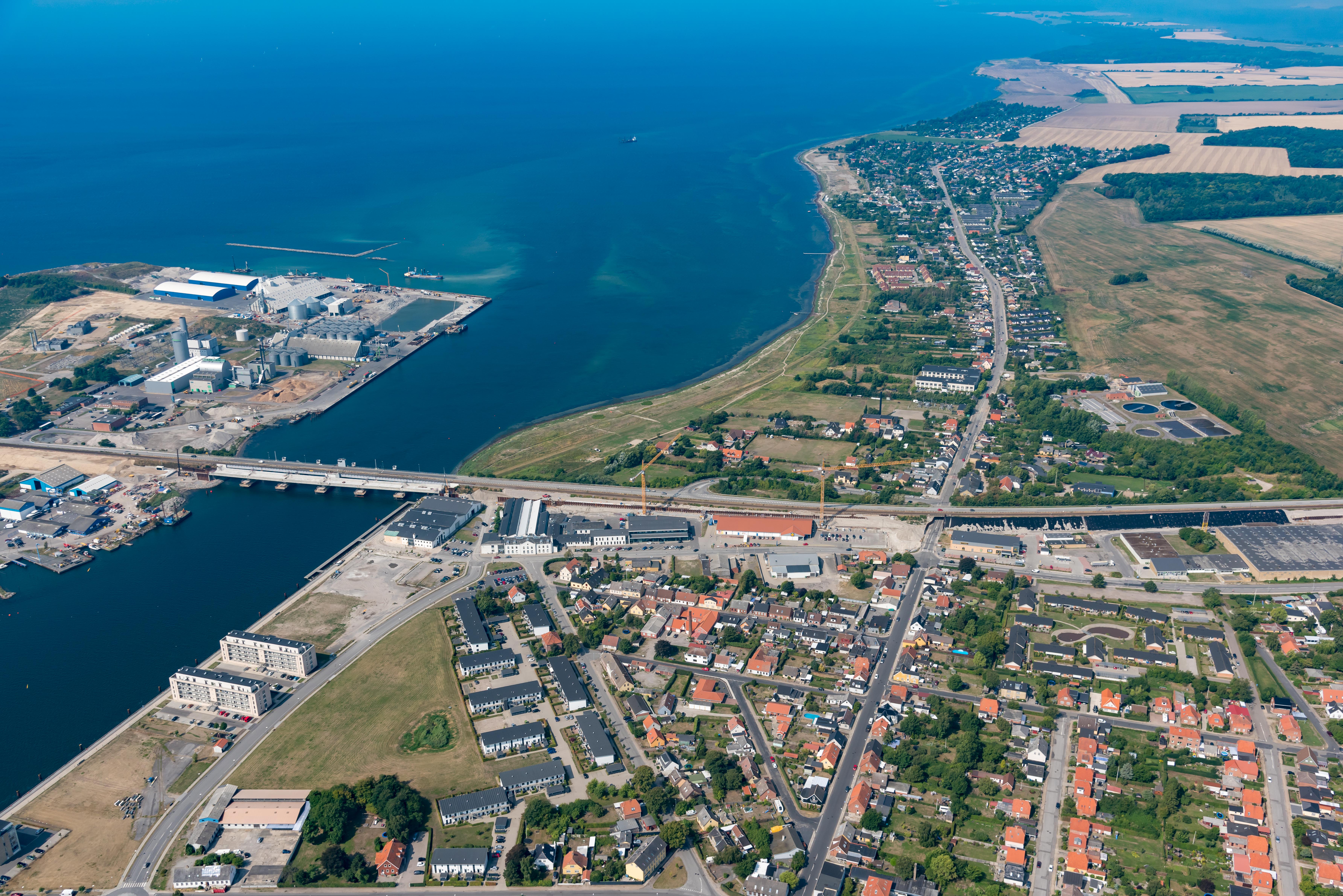 Den nye Masnedsundbro ved Vordingborg Den nye Masnedsundbro ved Vordingborg