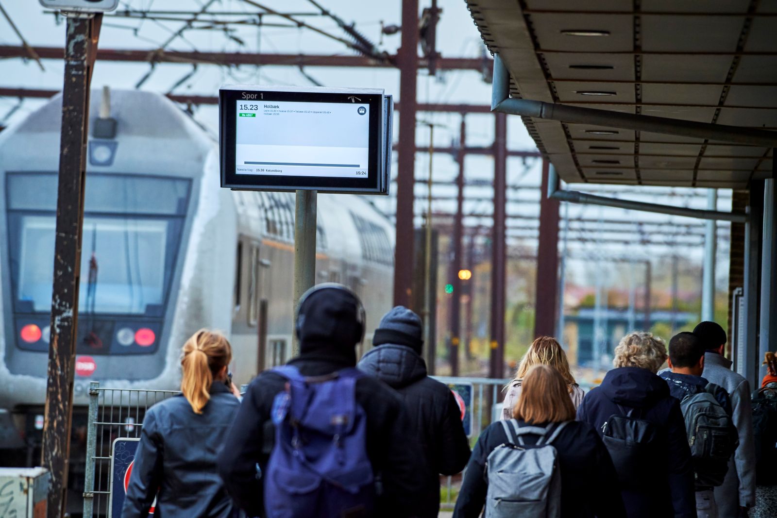 Rejsende med kollektiv trafik