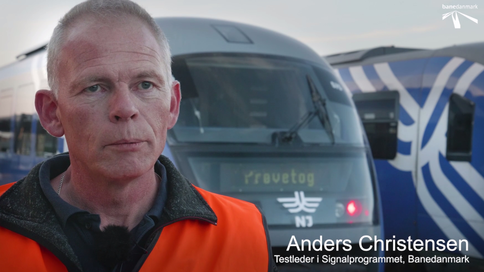 Testleder ved signalprogrammet. Anders Christensen